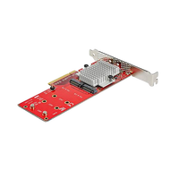 StarTechcom Tarjeta Adaptador PCI Express x8 para Dos SSD M2 NVMe