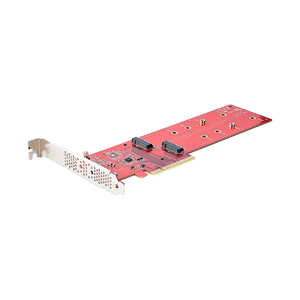 StarTechcom Tarjeta Adaptadora PCIe x8x16 a 2x SSDs M2 NVMe AHCI