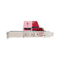 StarTechcom Tarjeta Adaptadora PCIe x8x16 a 2x SSDs M2 NVMe AHCI