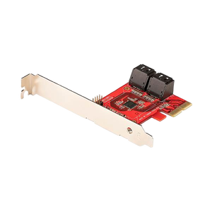 StarTechcom Tarjeta PCIe de 4 Puertos Controladora SATA 6Gbps ASM1164 StarTechcom Tarjeta PCIe de 4 Puertos Controladora SATA 6Gbps ASM1164