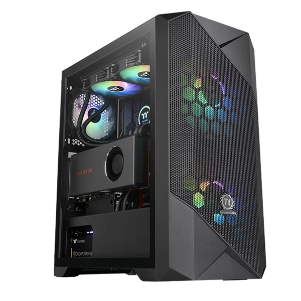Thermaltake Commander G33 TG ARGB negro  Caja Thermaltake Commander G33 TG ARGB negro  Caja