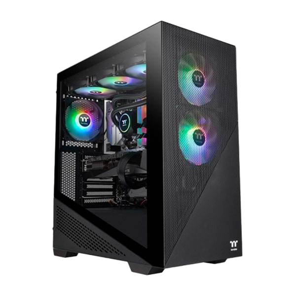 Thermaltake Divider 370 TG ARGB Black ATX Caja Thermaltake Divider 370 TG ARGB Black ATX Caja