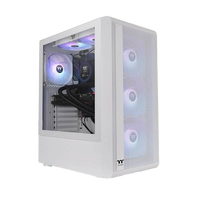 Thermaltake S200 TG Snow ARGB | Caja ATX Cristal Templado Blanca