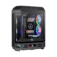 Thermaltake The Tower 600  Caja ATX PC Mid Tower Cristal Templado USB 32 Negra