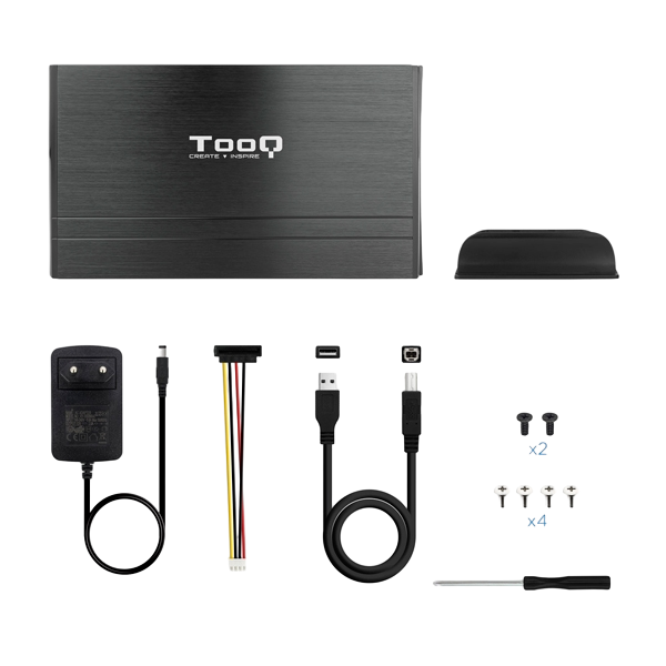 TooQ TQE3520 35 IDESATA a USB 20  Caja HDD TooQ TQE3520 35 IDESATA a USB 20  Caja HDD