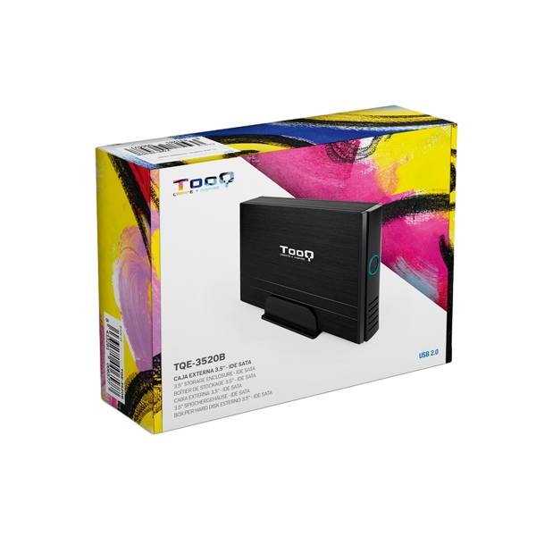 TooQ TQE3520 35 IDESATA a USB 20  Caja HDD TooQ TQE3520 35 IDESATA a USB 20  Caja HDD
