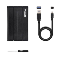 TooQ TQE2530B 25 SATA USB 30 Negra Caja HDD TooQ TQE2530B 25 SATA USB 30 Negra Caja HDD