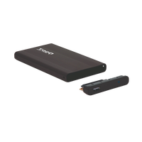 TooQ TQE2510B 25 SATA USB 20 Negra  Caja HDD