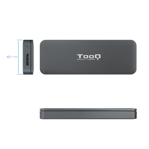TooQ TQE2281G Caja Externa M2 SSD USB31  Carcasa SSD TooQ TQE2281G Caja Externa M2 SSD USB31  Carcasa SSD