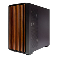 Unykach Revelat Madeira Black Caja ATX Lateral de Vidrio Templado y Frontal con Listones de Madera Natura USBC y Audio HD Soporta Refrigeracion Liquida Unykach Revelat Madeira Black Caja ATX Lateral de Vidrio Templado y Frontal con Listones de Madera Natura USBC y Audio HD Soporta Refrigeracion Liquida
