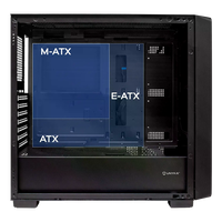 Unykach Revelat Madeira Black Caja ATX Lateral de Vidrio Templado y Frontal con Listones de Madera Natura USBC y Audio HD Soporta Refrigeracion Liquida Unykach Revelat Madeira Black Caja ATX Lateral de Vidrio Templado y Frontal con Listones de Madera Natura USBC y Audio HD Soporta Refrigeracion Liquida