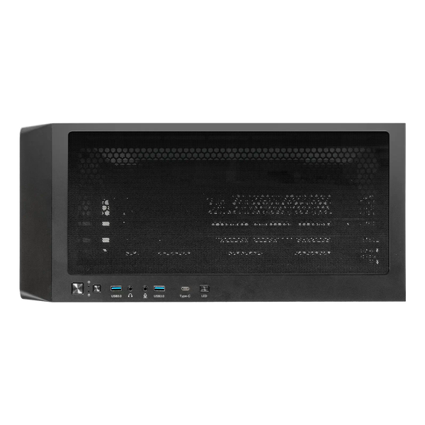 Unykach Revelat Madeira Black Caja ATX Lateral de Vidrio Templado y Frontal con Listones de Madera Natura USBC y Audio HD Soporta Refrigeracion Liquida Unykach Revelat Madeira Black Caja ATX Lateral de Vidrio Templado y Frontal con Listones de Madera Natura USBC y Audio HD Soporta Refrigeracion Liquida