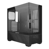 Unykach Revelat Black Caja ATX Frontal y Lateral de Vidrio Templado USBC y Audio HD Soporta Refrigeracion Liquida Unykach Revelat Black Caja ATX Frontal y Lateral de Vidrio Templado USBC y Audio HD Soporta Refrigeracion Liquida