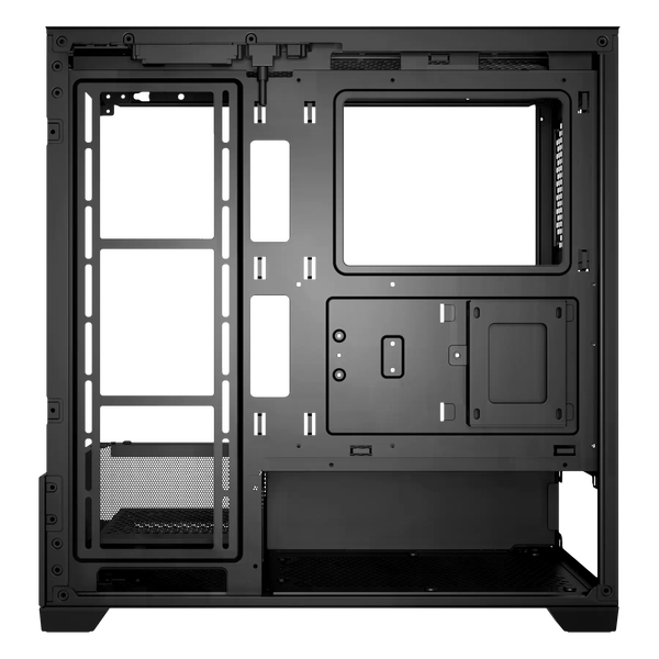 Unykach Revelat Black Caja ATX Frontal y Lateral de Vidrio Templado USBC y Audio HD Soporta Refrigeracion Liquida Unykach Revelat Black Caja ATX Frontal y Lateral de Vidrio Templado USBC y Audio HD Soporta Refrigeracion Liquida
