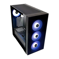 Unykach Revelat Mesh Black Caja ATX Caja ATX Frontal Mesh y Lateral de Vidrio Templado USBC y Audio HD Soporta Refrigeracion Liquida Unykach Revelat Mesh Black Caja ATX Caja ATX Frontal Mesh y Lateral de Vidrio Templado USBC y Audio HD Soporta Refrigeracion Liquida