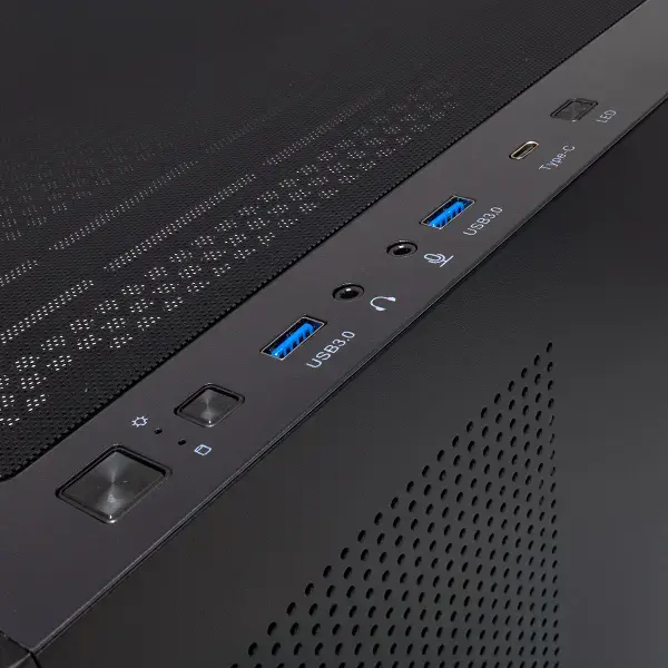 Unykach Revelat Mesh Black Caja ATX Caja ATX Frontal Mesh y Lateral de Vidrio Templado USBC y Audio HD Soporta Refrigeracion Liquida Unykach Revelat Mesh Black Caja ATX Caja ATX Frontal Mesh y Lateral de Vidrio Templado USBC y Audio HD Soporta Refrigeracion Liquida
