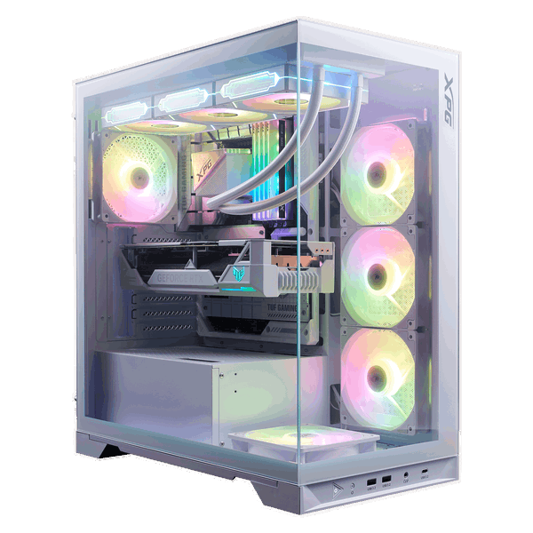 XPG Invader X BTF ARGB Caja ATX MidTower Cristal Templado Blanca XPG Invader X BTF ARGB Caja ATX MidTower Cristal Templado Blanca