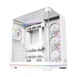 XYZ Tesseract ARGB Caja ATX Cristal Templado Blanca XYZ Tesseract ARGB Caja ATX Cristal Templado Blanca