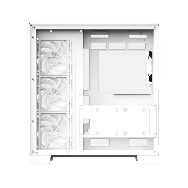 XYZ Tesseract ARGB  Caja ATX Cristal Templado Blanca XYZ Tesseract ARGB  Caja ATX Cristal Templado Blanca