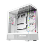 XYZ Quantum ARGB | Caja ATX Cristal Templado Blanca