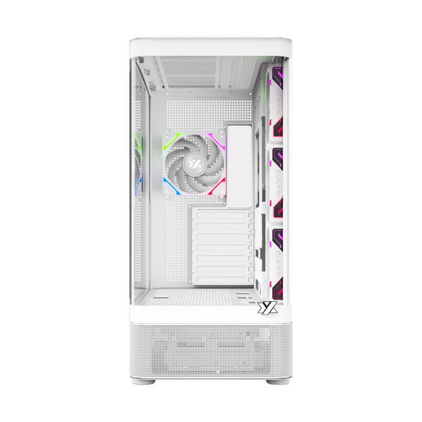 XYZ Quantum ARGB  Caja ATX Cristal Templado Blanca XYZ Quantum ARGB  Caja ATX Cristal Templado Blanca