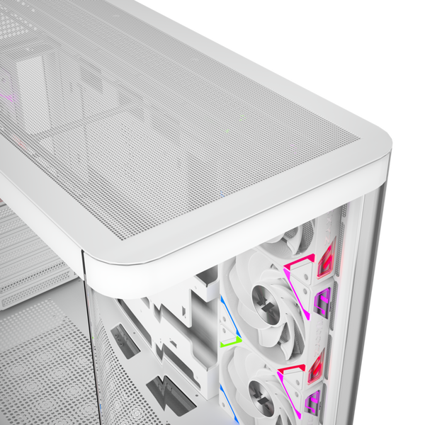 XYZ Quantum ARGB  Caja ATX Cristal Templado Blanca XYZ Quantum ARGB  Caja ATX Cristal Templado Blanca