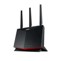 Asus RTAX86U AX5700 WiFi6 Dual Band AiMesh Router Gaming Asus RTAX86U AX5700 WiFi6 Dual Band AiMesh Router Gaming