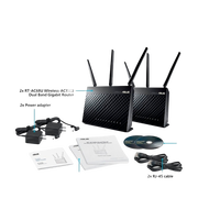 Asus RTAC68U AC1900 Pack de 2  Router