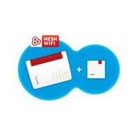 AVM FRITZBox Set Router 7530 Repetidor 1200 Router AVM FRITZBox Set Router 7530 Repetidor 1200 Router
