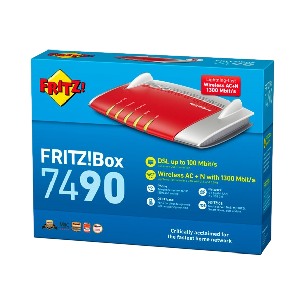 AVM FRITZBox ADSL 7490 WIFI AC Router AVM FRITZBox ADSL 7490 WIFI AC Router