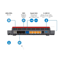 AVM FRITZBox ADSL 7590 WIFI AC  Router