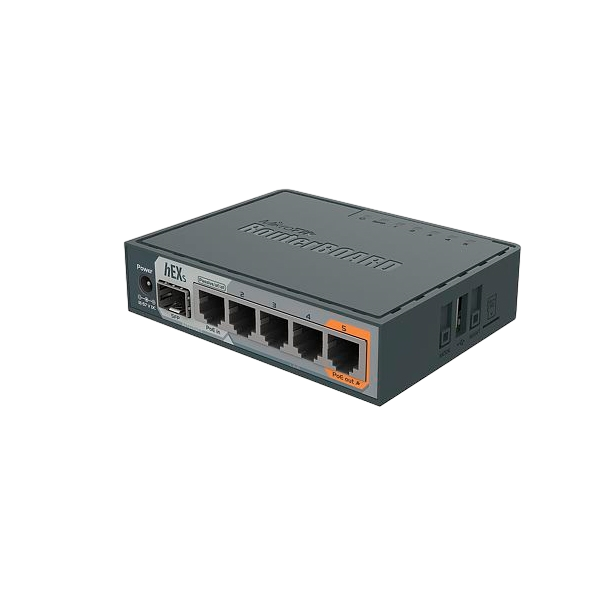 MikroTik RB760iGS hEX S Router 5xGB 1xSFP L4 MikroTik RB760iGS hEX S Router 5xGB 1xSFP L4