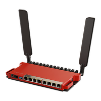 MikroTik L009UiGS2HaxDIN  Router 8xGbE Wifi 6 AX 1xSFP USB