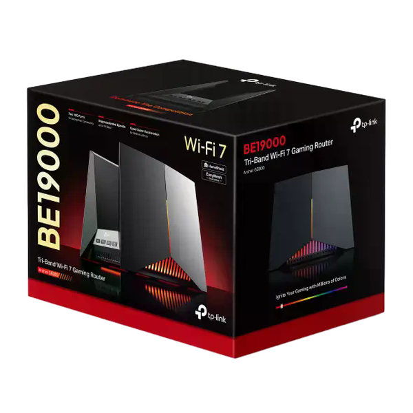 TPLINK Archer GE800 WiFi 7 Tribanda 19 Gbps Ethernet SFP Router TPLINK Archer GE800 WiFi 7 Tribanda 19 Gbps Ethernet SFP Router
