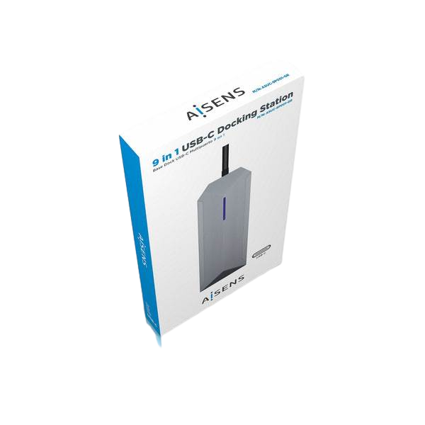 Aisens ASUC9P001GR  HDMI  3x USB  RJ45  Audio  Lector Tarjetas  USBC  MicroSD  USB Dock Aisens ASUC9P001GR  HDMI  3x USB  RJ45  Audio  Lector Tarjetas  USBC  MicroSD  USB Dock