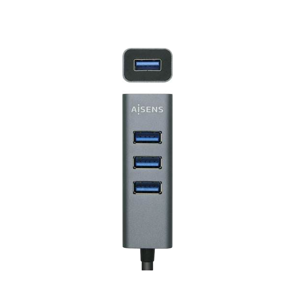 Aisens A1090508 4x USB Hub USBC Adaptador USB Aisens A1090508 4x USB Hub USBC Adaptador USB