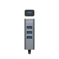 Aisens A1090508 4x USB Hub USBC Adaptador USB Aisens A1090508 4x USB Hub USBC Adaptador USB