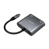Aisens A1090625 2x HDMI 4K USBC  Adaptador USB
