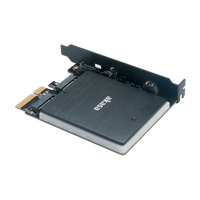 Akasa M2 PCIe NVMe amp M2 SATA RGB LED   Adaptador