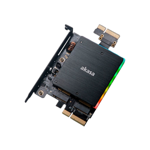 Akasa Doble M2 PCIe NVMe RGB LED  Adaptador