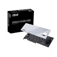Asus Hyper M2 4x16 Gen4 NVMe  Controladora RAIDonCPU para 4 x M2 NVMe PCIe