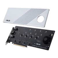 Asus Hyper M2 4x16 Gen4 NVMe  Controladora RAIDonCPU para 4 x M2 NVMe PCIe