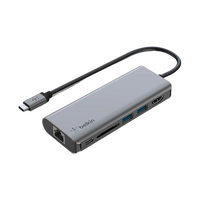 Belkin AVC008BTSGY USBC Ethernet HDMI SD Adaptador USB Belkin AVC008BTSGY USBC Ethernet HDMI SD Adaptador USB