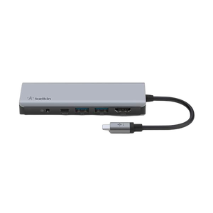 Belkin AVC009BTSGY 7 En 1 HDMI Carga 100W  Adaptador USB