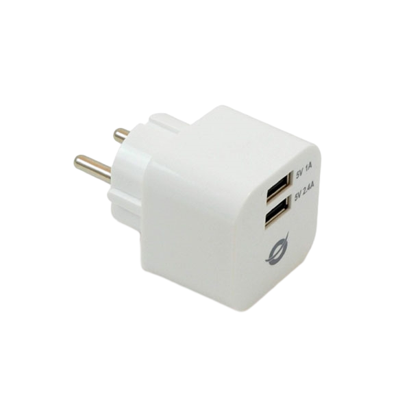 Conceptronic CUSBPWR34A Cargador 5V 2XUSB   Adaptador Conceptronic CUSBPWR34A Cargador 5V 2XUSB   Adaptador