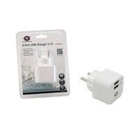 Conceptronic CUSBPWR34A Cargador 5V 2XUSB   Adaptador