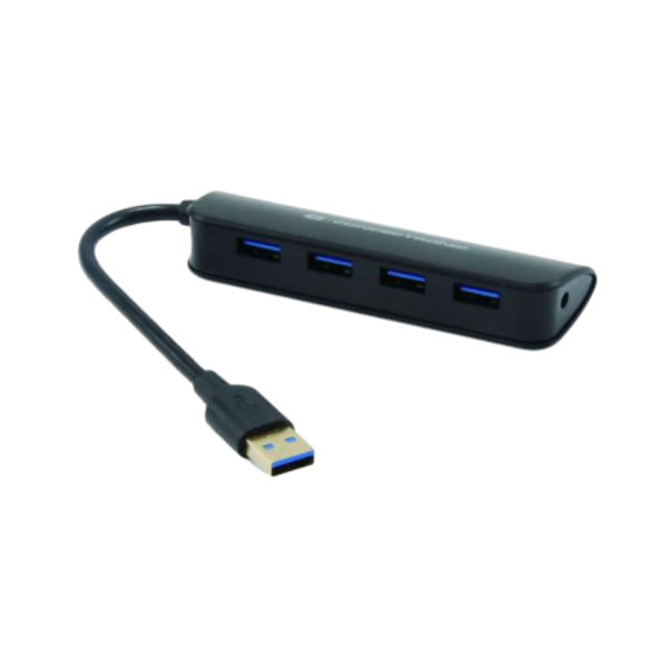 Conceptronic HUB 4 puertos USB 30 C4PUSB3 Adaptador USB Conceptronic HUB 4 puertos USB 30 C4PUSB3 Adaptador USB