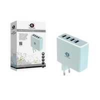 Conceptronic 5V 4xUSB 3x1A y 1x24A a shucko  Adaptador