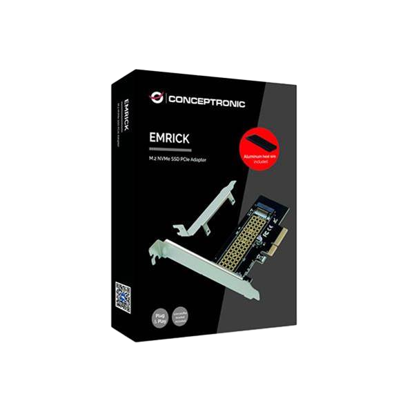 Conceptronic PCIe M2 NVMe Disipador Controladora Conceptronic PCIe M2 NVMe Disipador Controladora