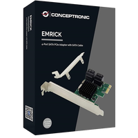 Conceptronic PCIEXPRESS 4xSata - Controladora Conceptronic PCIEXPRESS 4xSata - Controladora